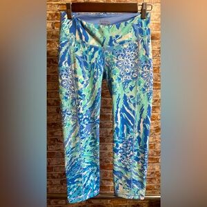 LILLY PULITZER Luxletic Weekender Crop Leggings, Size Small